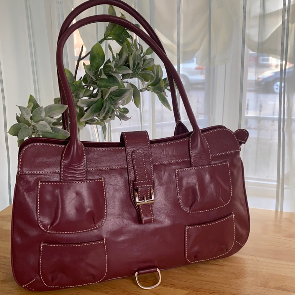 Hype Leather Rectangular Structured Bag. - image 1